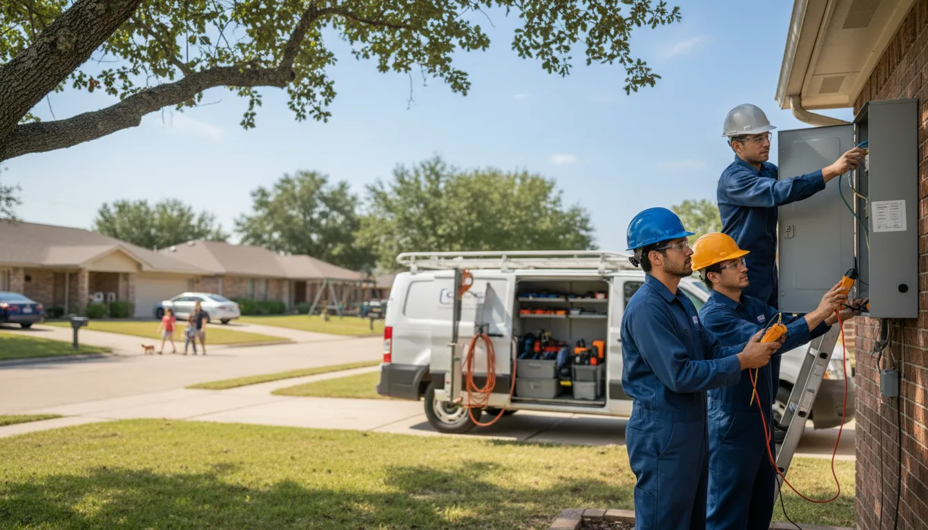 Certified electrician providing emergency electrical services in Dennis, KS